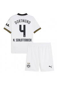 Fotbalové Dres Borussia Dortmund Nico Schlotterbeck #4 Dětské Třetí Oblečení 2024-25 Krátký Rukáv (+ trenýrky)